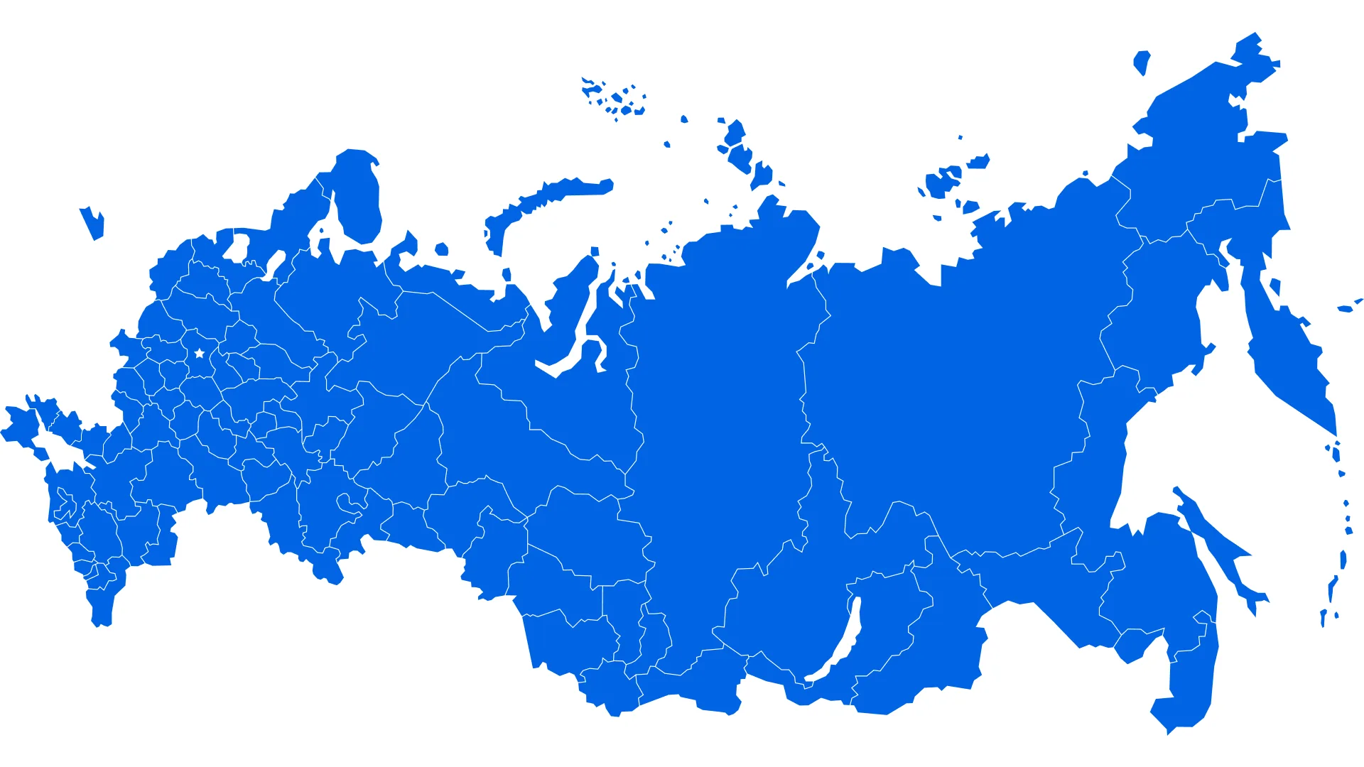 Карта доставки по России
